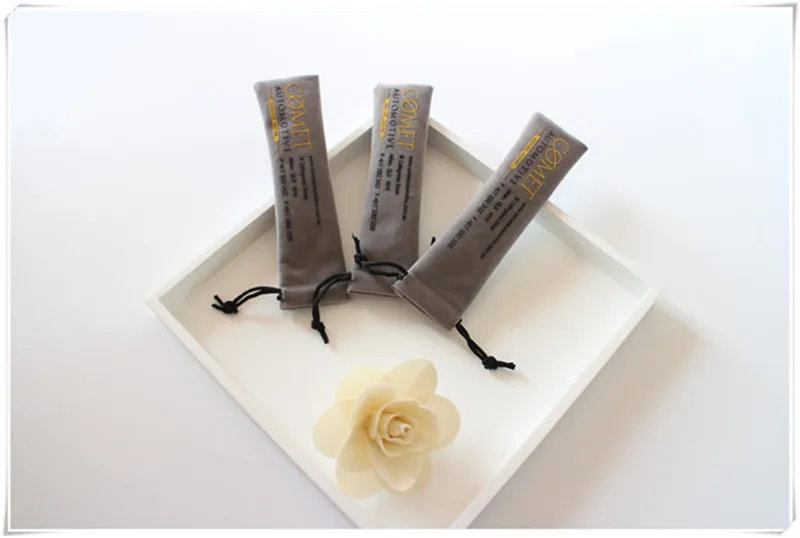 

Customized Logo velvet bag silk-screen drawstring gift bags perfume package velvet pouch Free Shipping