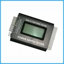 10pcs Digital battery Tester Power Bank Supply Tester Computer 20/24 Pin check quick voltage meter 4/8/24/ATX 20 Pin Interface