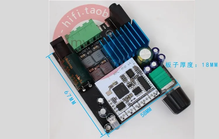 Стерео цифровой усилитель bluetooth TPA3116D2 50 Вт * 2 без потерь HIFI DIY Bluetooth плата|Усилители