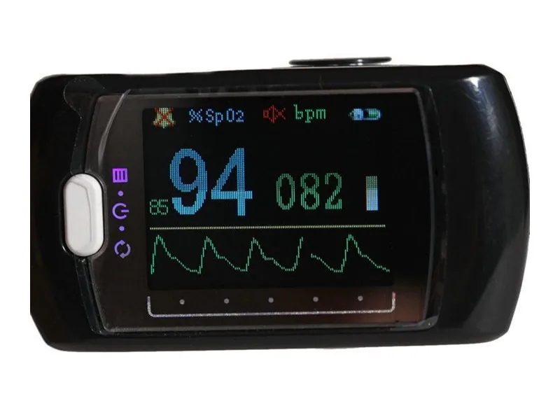 

CD Software Audio Alarm Finger Oximete Wireless OLED USB Pulse Oximeter Blood Oxygen SPO2 / PR CMS50EW Bluetooth Oximeter