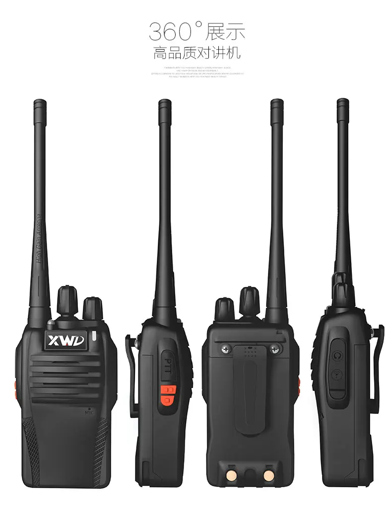 

Portable walkie talkie cb radio VHF UHF dual-band handheld two-way radio long-distance walkie talkie communica Two Way Radio