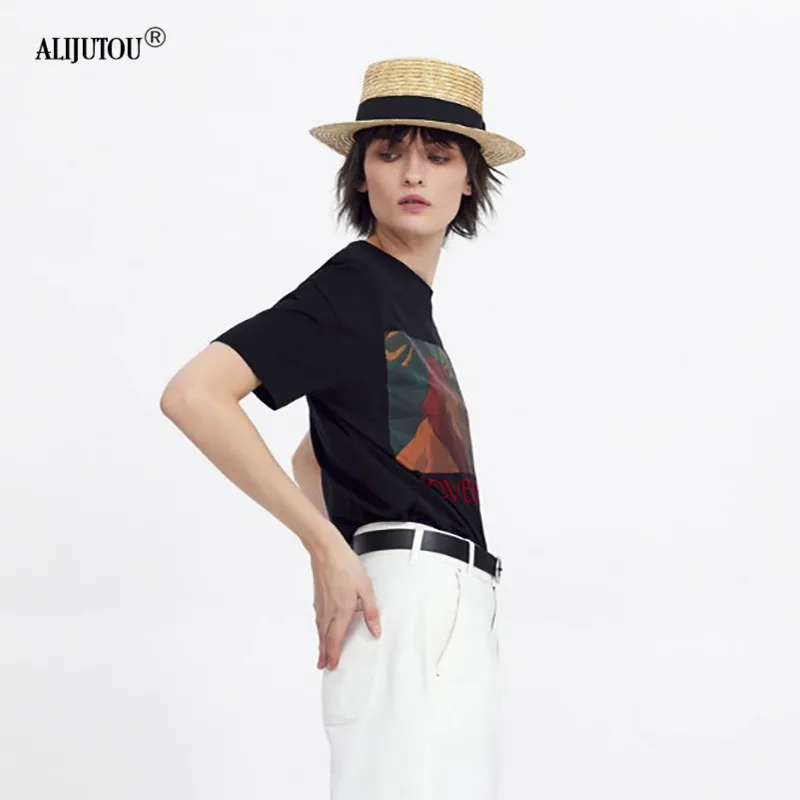 The Lion King Cartoon Print Short Sleeve T Shirt Women Zaraing Fashion Casual Black Crew Neck Tshirt Femme Graphic Tees Clothes The Lion King Cartoon Print Short Sleeve T Shirt Women Zaraing Fashion Casual Black Crew Neck Tshirt Femme Graphic Tees Clothes