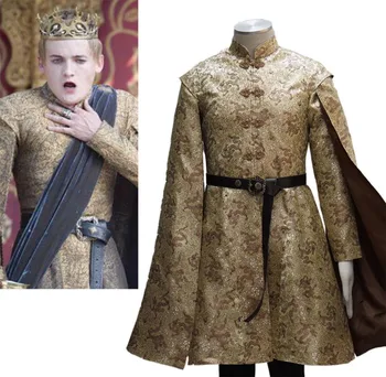 

Game of Thrones King Joffrey Baratheon Cosplay Costume Halloween Mens Outfits Halloween Stage Gift Drop Ship