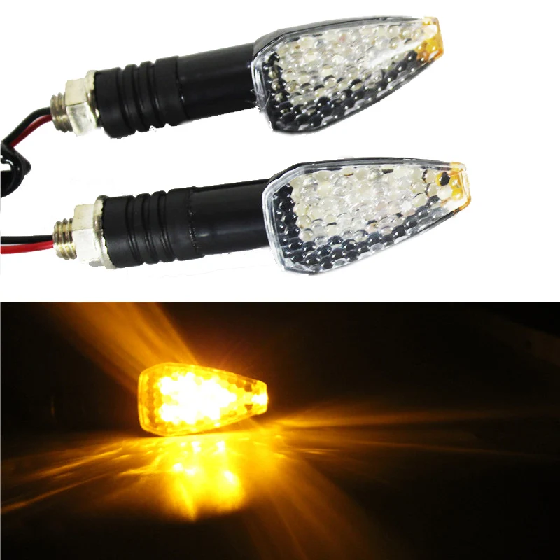 motorcycle motorbike LED Turn light turn signal lamp moto clignotant direction indicator blinker triangle for Yamaha 12V |