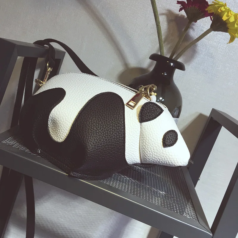 

Fashion Panda Preppy Style Crossbody Shoulder bag For Girls Mini Bag Ladies Clutch Bag Girl Hobos Bags bolsa feminina Cute Panda
