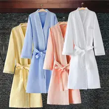 Хлопок халат de soiree кимоно мужской банный халат мужской пеньюар дома гостиницы лето