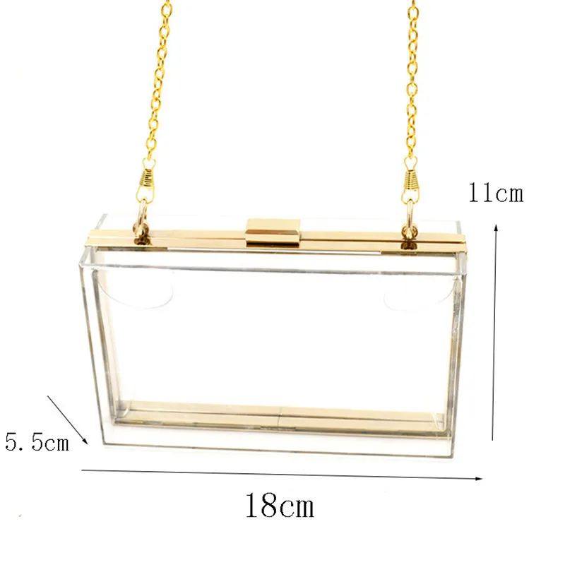 Модный акриловый прозрачный клатч, женская сумка через плечо, жесткий дневной клатч, свадебное, вечернее платье, кошелек