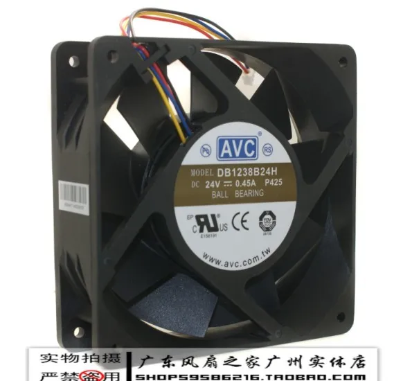 Для Avc 1238 12 dual ball 24v 0.45a инверторный серверный вентилятор db1238b24h | Компьютеры и офис