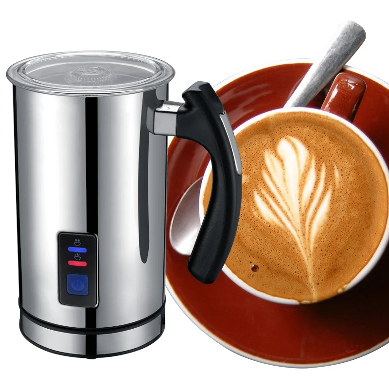 Best Automatic Stainless Steel Milk Frother Caffe Maker Machine Electric milk Foaming Heater for ...