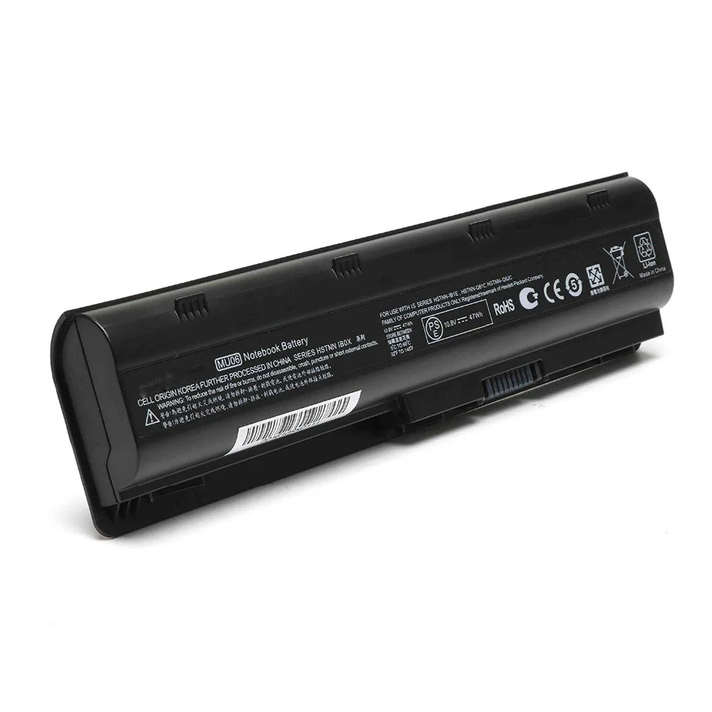 Новая аккумуляторная батарея MU06 для HP 430 431 435 630 631 635 636 650 655 CQ32 CQ62 G32 G42 G72 G56 G62 G7 DM4 593553