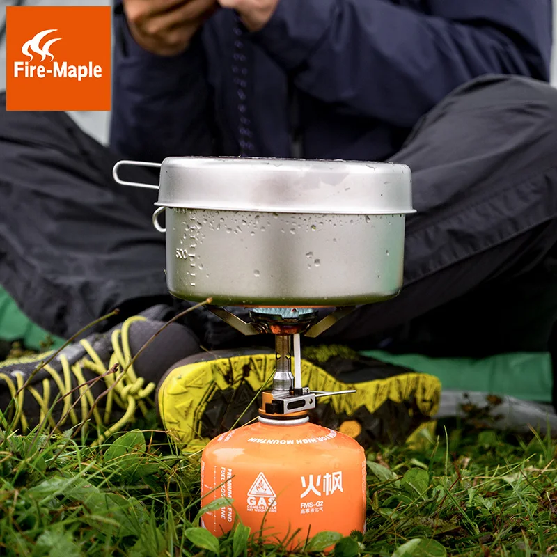 Gas Stove Super Lightweight Mini Pocket Outdoor Cooking Burner Folding Camping Gas Stove 2800W with Ignition