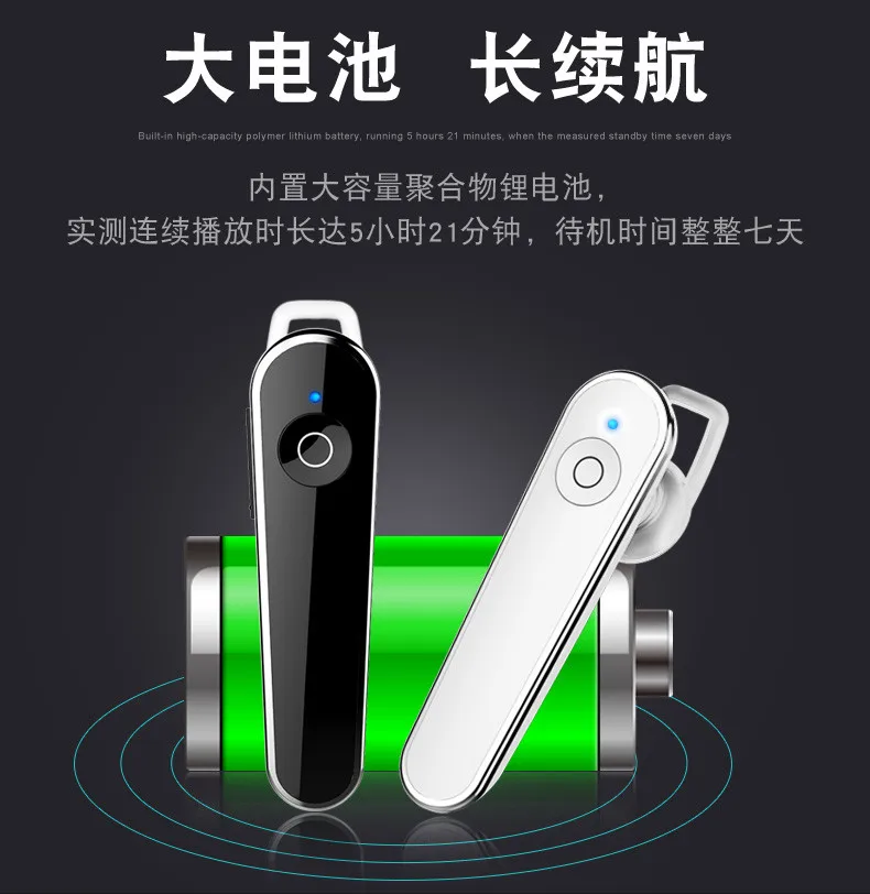 Zealot E2 Wireless Bluetooth Headset Carkit font b Handsfree b font Earphone with Microphone MP3 Music
