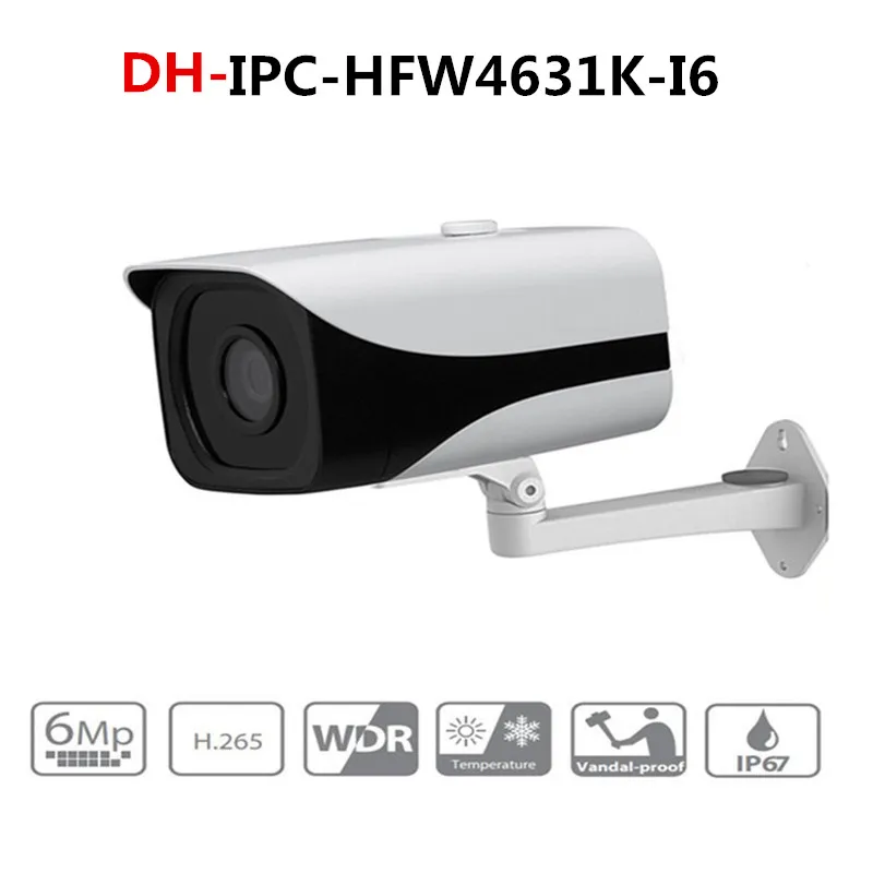 Оригинальный DH IPC HFW4631K I6 потолочная камера 6MP Поддержка POE IP67 IR150M камеры