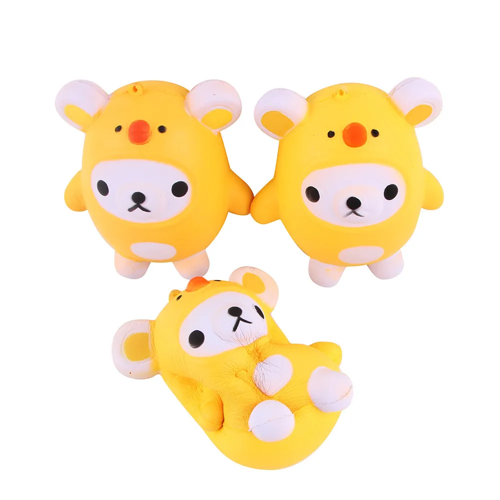 1 шт. игрушка-давилка Kawaii очаровательная игрушка медленно поднимающийся медведь Jumbo ароматизированные игрушки для снятия стресса подарки успокаивающий, для сжимания игрушки для детей C615