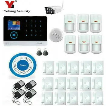 

YobangSecurity WIFI 3G GSM Alarm system Wireless Home Security Outdoor IP Camera APP Control French Russian Italy Spanish Voice