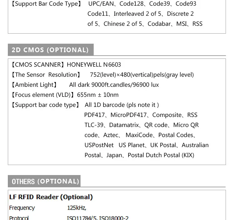 Android 7,0 5 ''экран беспроводной портативный pos-терминал с 1D 2D QR штрих-код Rearder 58 мм Принтер UHF NFC RFID камера