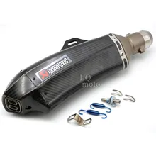 Motorcycle exhaust pipe muffler scooter exhaust for Kawasaki ZX6R ZX636 ZX10R Z1000 Z750R Z1000SX NINJA 1000