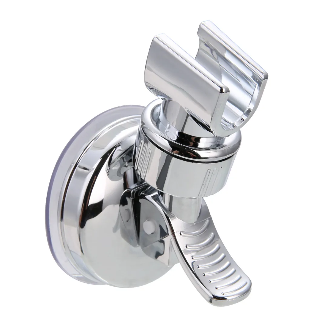 Adjustable Bathroom Shower head Holder Strong Suction Holder Shower Head Wall Mount Bracket for Bathroom Accessories