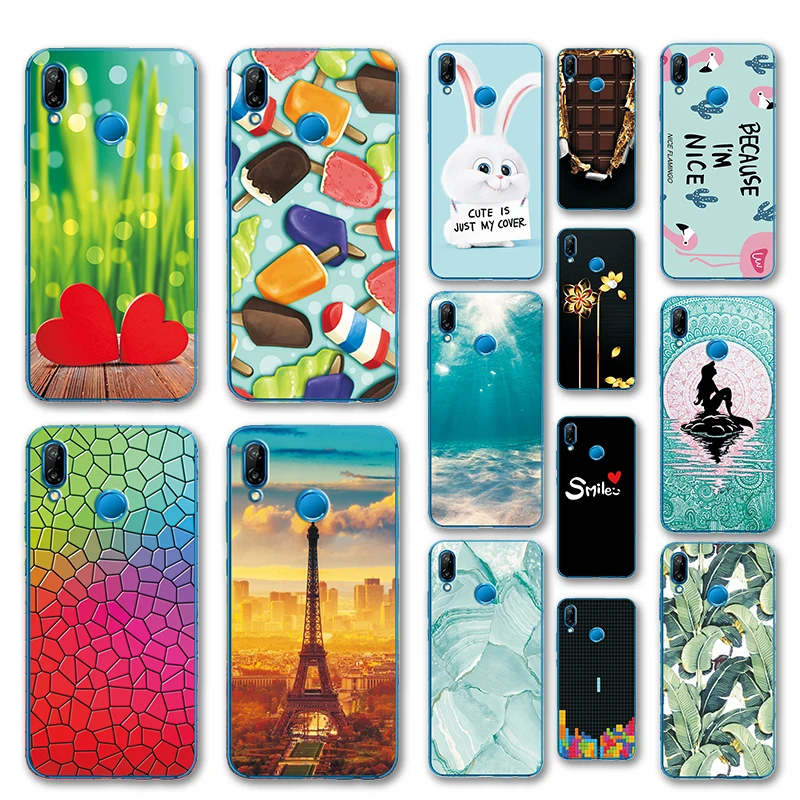 

Cute Cartoon Soft Silicone TPU Coque For Huawei P20 Lite Various Mermaid Cover For Funda Huawei P20 Lite 5.84' Case Capa