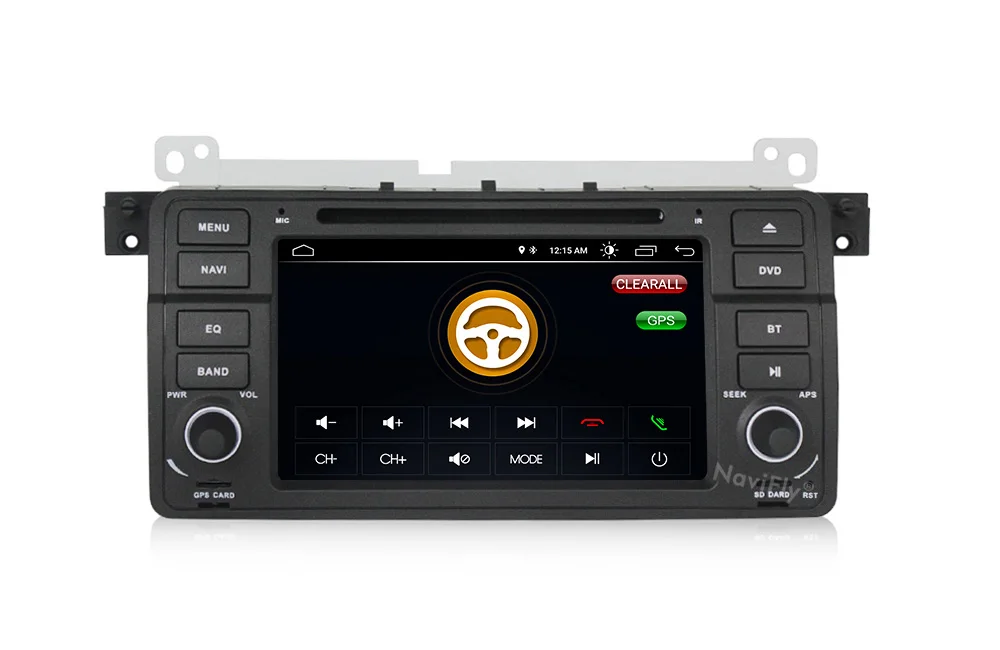 Clearance NaviFly New Arrival! android 8.1 system car radio car gps dvd player for BMW E46 M3 1998-2006 support wifi bluetooth dvd navi FM 9