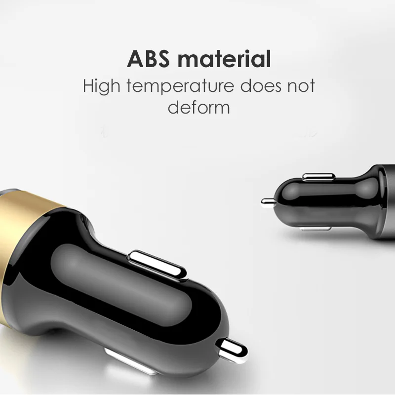 2 Port USB 5V 3.0A Aluminium Alloy Fast Charging Car Charger Digital LED Display For iPhone 6 Xiaomi Car Charger For Samsung 2 Port USB 5V 3.0A Aluminium Alloy Fast Charging Car Charger Digital LED Display For iPhone 6 Xiaomi Car Charger For Samsung