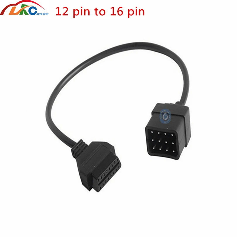12 Pin OBD OBD2 разъем адаптера для 12Pin для 16Pin Женский Диагностический кабель