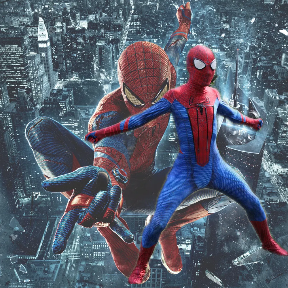 The Amazing Spider-Man Peter Benjamin Parker Spiderman Cosplay Costume Zentai Superhero Bodysuit Suit Jumpsuits (5)