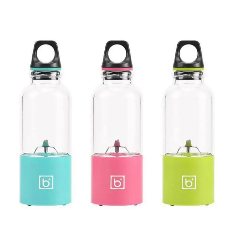 

500ml Portable Juicer Cup USB Rechargeable Electric Automatic Fruit Slicer Blender Water Bottle With Charging Cable D1 Decor