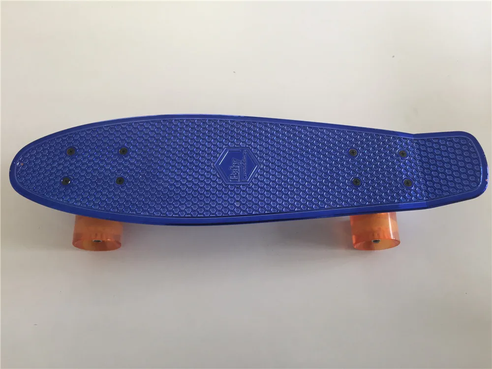

Flashy Penny Board Kids Children Mini Cruiser Skateboard 22 inch Flashing 4 Wheels Retro Skate Sports