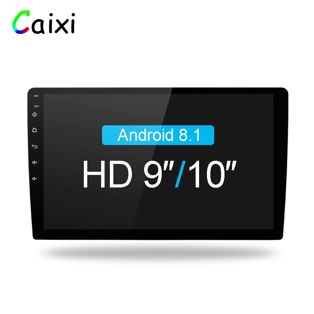 Дешево 9 10 дюймов Android 8,1 2 Din Автомобильный радио мультимедиа Playe Универсальный Авто Стерео Gps навигация Bluetooth видео плеер задняя камера