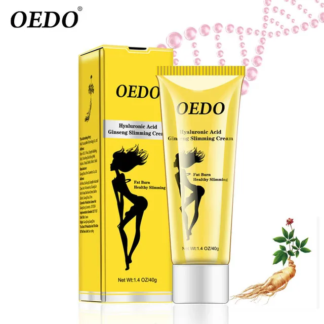 OEDO Hyaluronic Acid Ginseng Slimming Cream Reduce Cellulite Lose Weight Burning Fat Slimming Cream Health Care