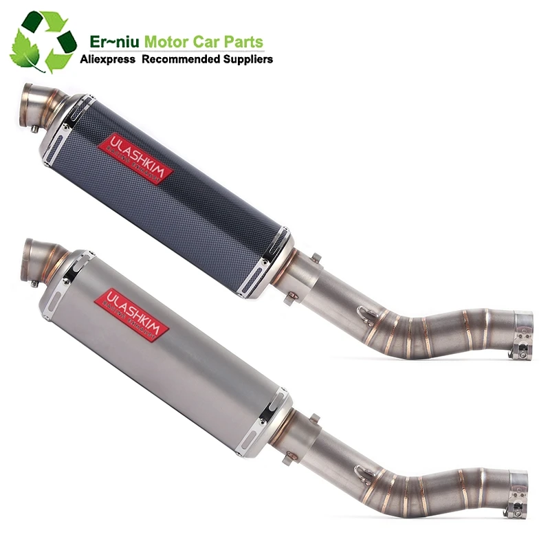 

GSXR1000 GSX R1000 GSXR 1000 Motorcycle Exhaust Modified Middle Link Pipe Full System Slip-On For suzuki GSXR1000