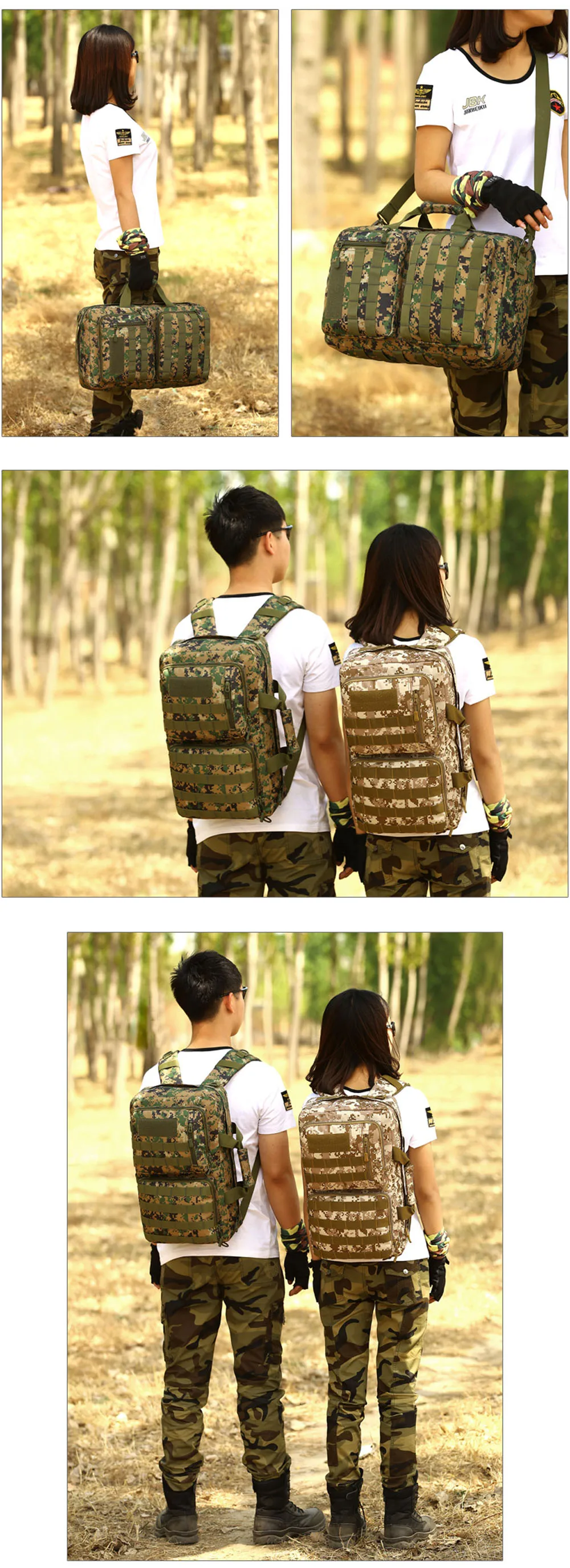 Outdoor Military Backpack Pack Rucksack Tactical Bag (6)