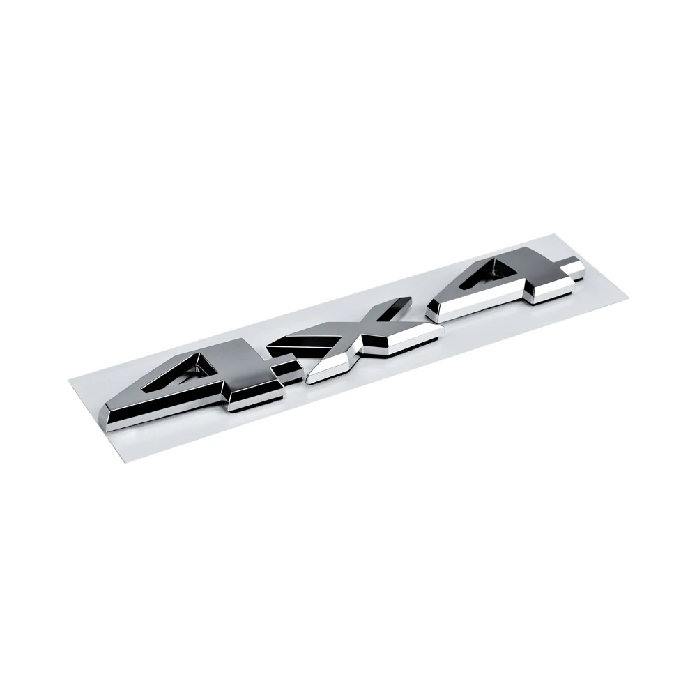 

3D Metal Sticker 4X4 Emblem Badge Sticker For AMG Mercedes VW Mazda Honda Volvo Ford Land Rover Jeep Car-styling Trunk Sticker