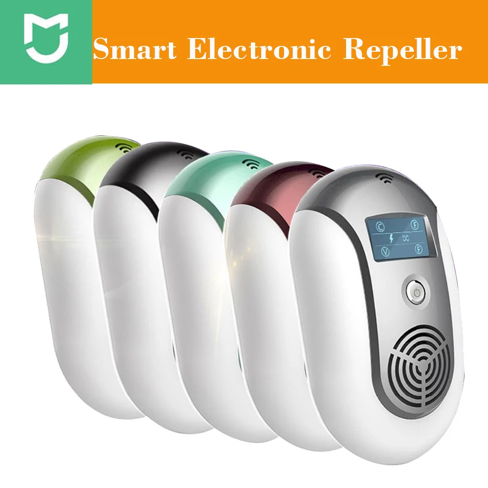 

Xiaomi Mijia Mosquito Killer Ultrasonic Wave Pest Repeller Electronic Simulation Wave Rats Bats Mosquito Repeller Touch key