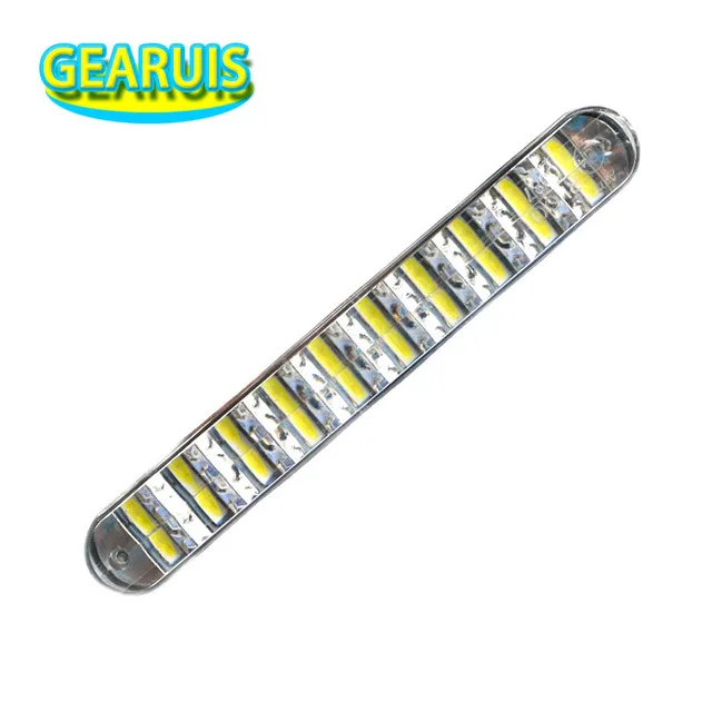 

1Pair High power Car Switchback DRL LED 30 SMD 5050 Daytime running light White to yellow amber Turn Signal Lights DRL Bulbs 12V