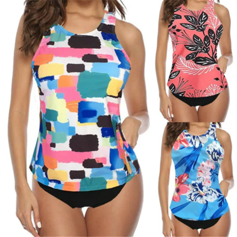Two Pieces Swimsuit Women Swimwear Set Beachwear Floral Printed Bathing Suit 2019 Conservation Swim Suit Female Swimming Suit Two Pieces Swimsuit Women Swimwear Set Beachwear Floral Printed Bathing Suit 2019 Conservation Swim Suit Female Swimming Suit