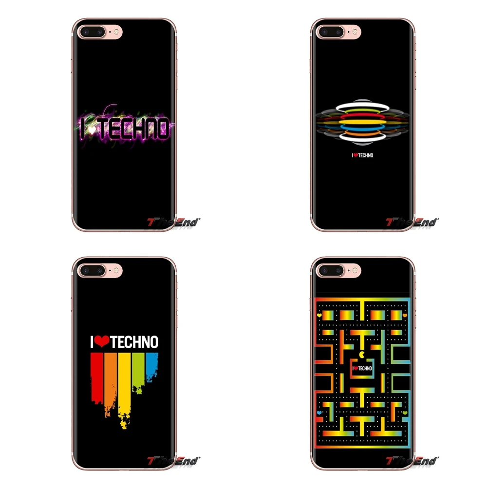 For Xiaomi Redmi 4A S2 Note 3 3S 4 4X 5 Plus 6 7 6A Pro Pocophone F1 I Love Techno technology Music Art Silicone Phone Skin Case |