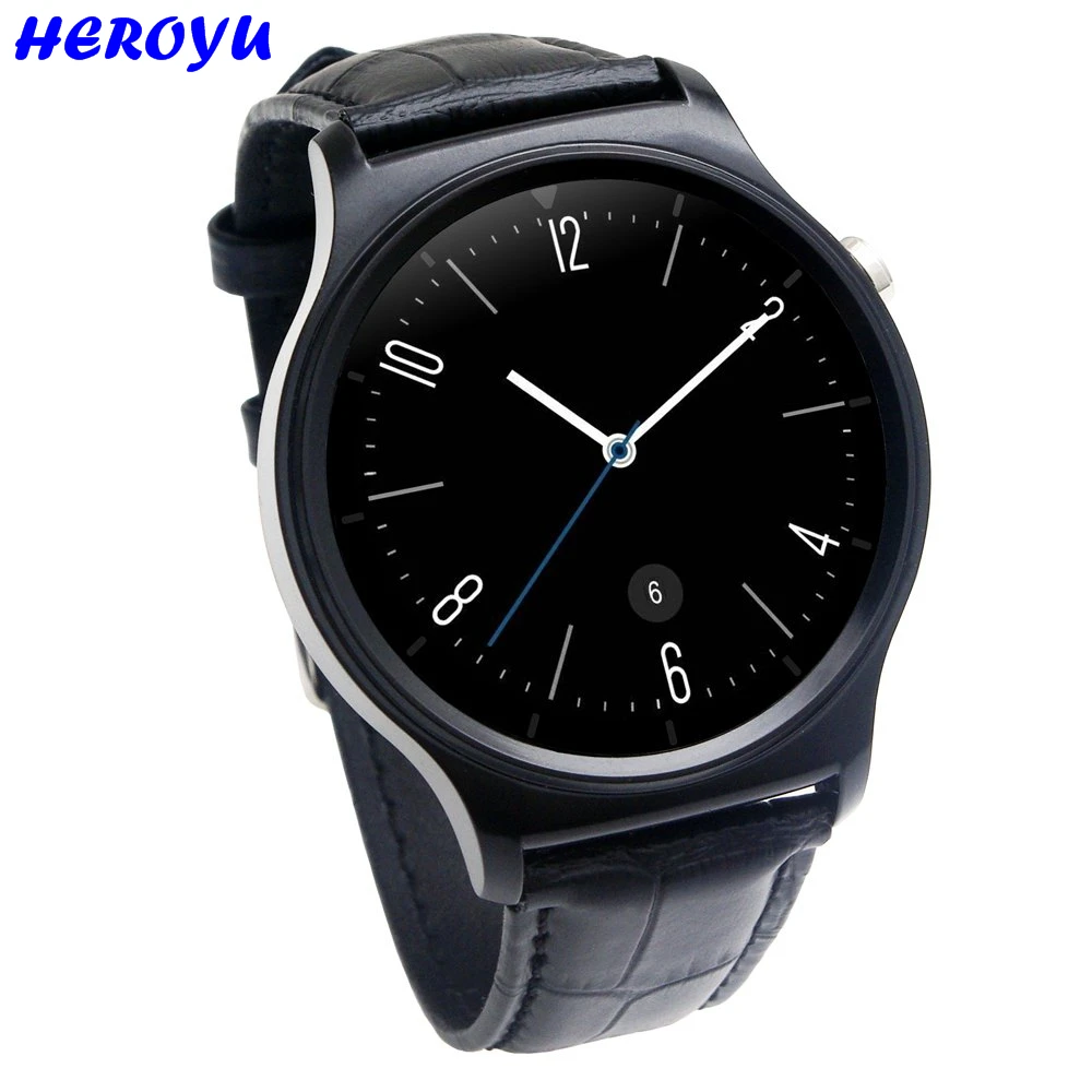 GW01 Smart Watch Bluetooth 4 0 Heart Rate Monitor Watches IPS Round Screen font b SmartWatch