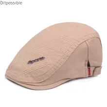 Ditpossible хлопоковый берет Мужская кепка s буквы спортивные шапки Casquette унисекс береты Gorras плоская кепка