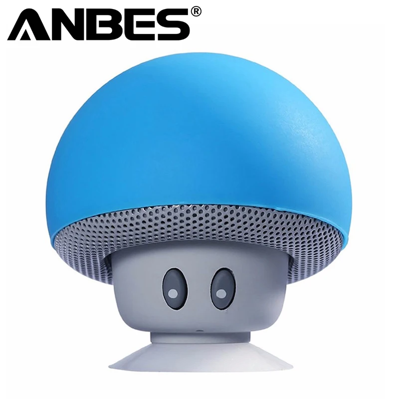 

ANBES Musically Pop Phone Holder Soporte Speakers Mp3 Player Bluetooth Little Mushroom Stand for Xiaomi iPhone Samsung Huawei