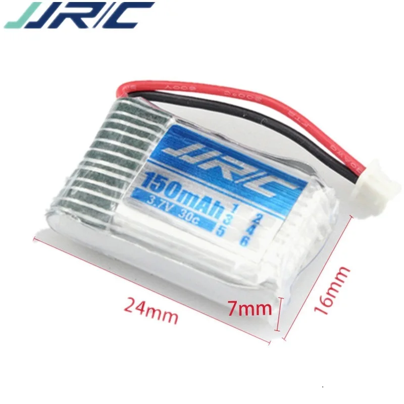 10 шт./компл. JJRC H20 Батарея 3,7 V 150 мАч для JJRC H20 Syma S8 M67 U839 Квадрокоптер с дистанционным управлением Запчасти 3,7 V Lipo Батарея 150 мА/ч, 30C