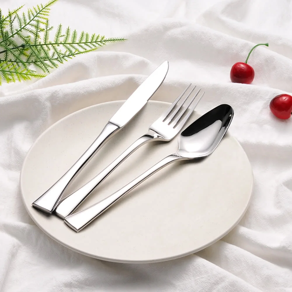 3 шт./компл. высококлассный роскошный западный стиль прибор из нержавеющей стали