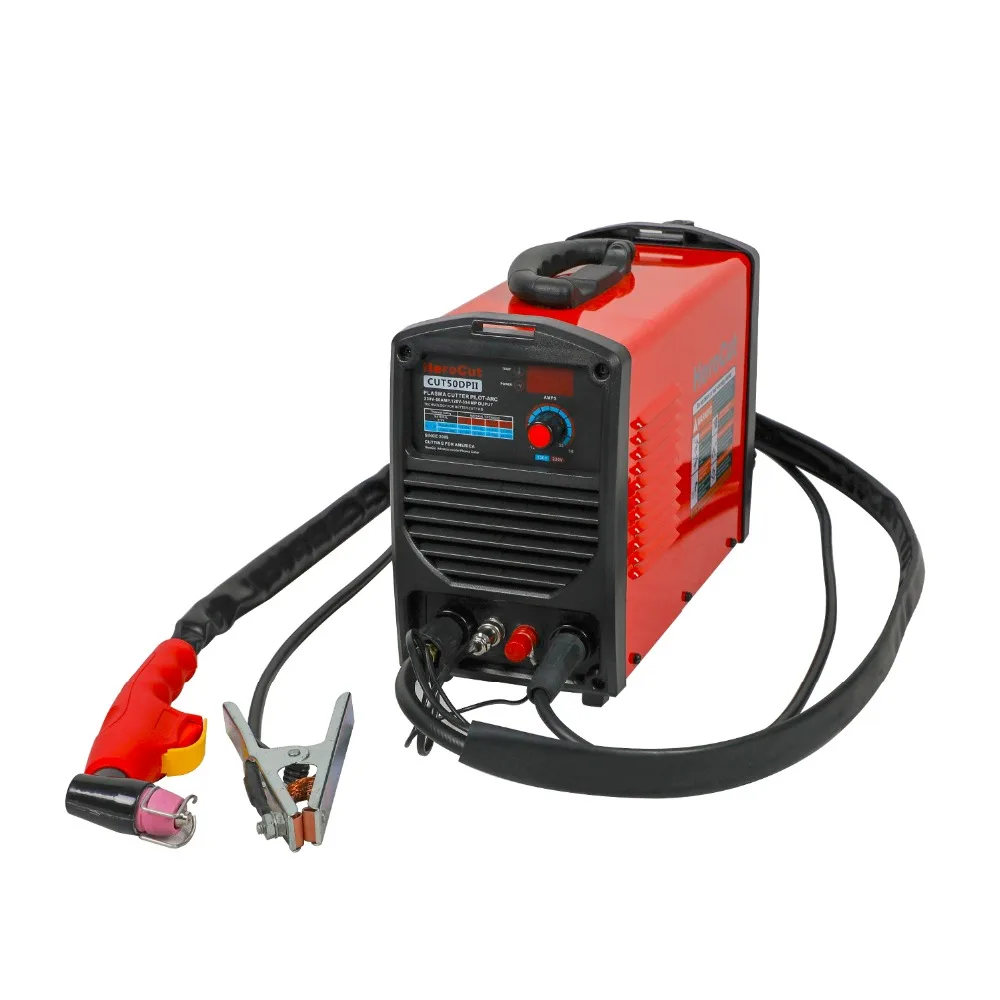 IGBT Pilot Arc Cut50DP Dual Voltage 190V-250V Plasma Cutter Arcsonic HeroCut Plasma cutting machine 