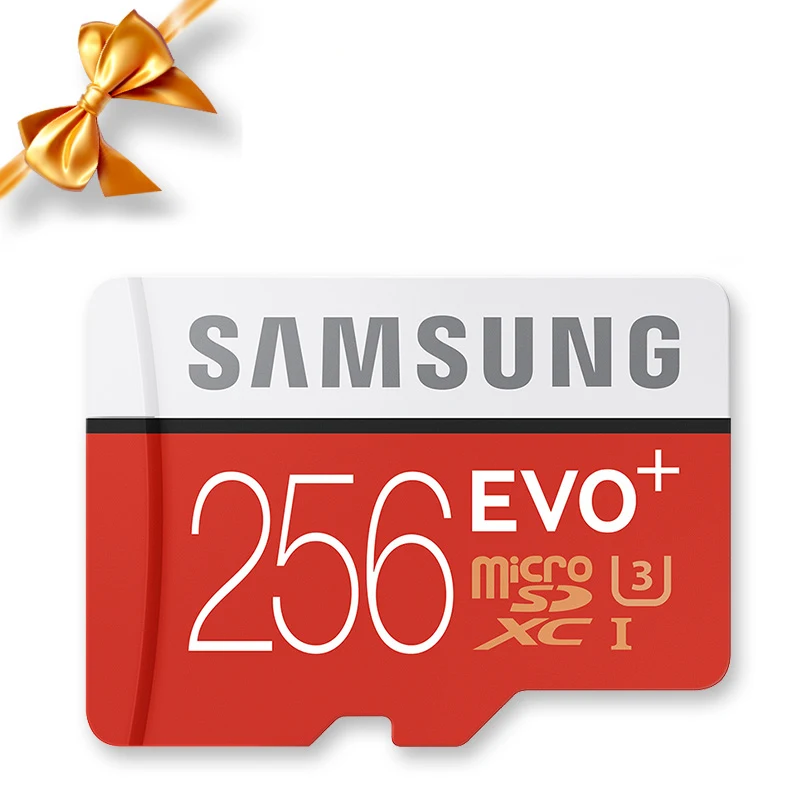 Карта Microsd SAMSUNG 256G 128 Гб 64 ГБ 32 ГБ 16 ГБ 8 ГБ 100 МБ/с./с класс 10 U3 U1 SDXC класс EVO+ Micro SD карта памяти TF флэш-карта - Емкость: 256GB U3 100MBS Luo