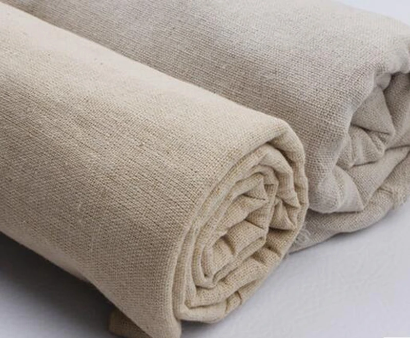 High quality 158cm width plain solid colour linen Fabric Cloth hemp
