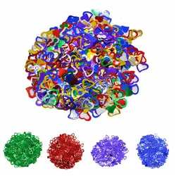 700 шт./упак. металлик Scatters 14 мм * 10 Сверкающее сердечко конфетти для свадебной вечеринки украшение стола день Святого Валентина поставки