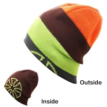 Зимние шапки skullies и шапочки тепловой Открытый лыжи шляпа Двусторонняя Шапка Лыжная Шапочка