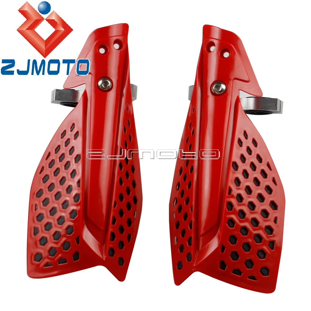 Универсальный Dirt Bike 1-1/" Fat Bar Handguard защита рук для Honda CR XR CRF Enduro 7/8" Руль X-Ultimate Handguards красный