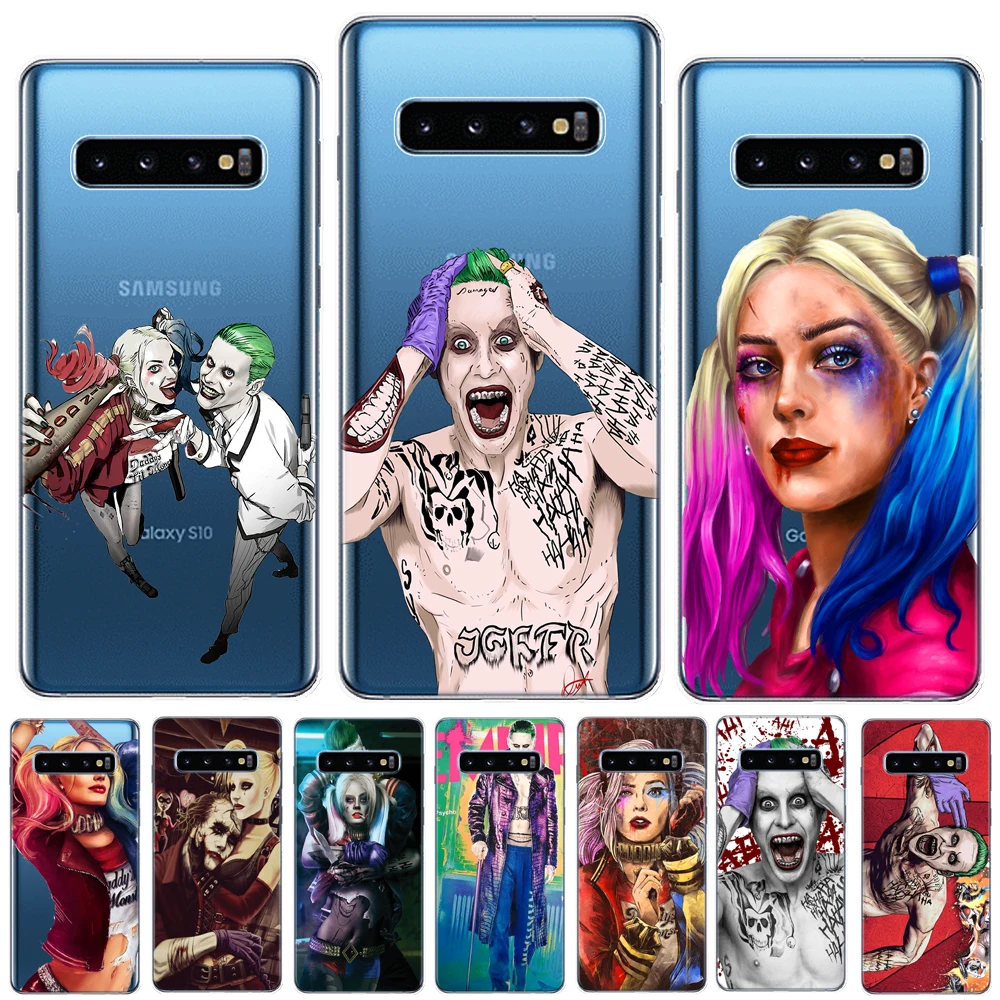 

Suicide Squad Soft TPU Case Cover For Samsung Galaxy S10 Plus S10 E S6 S7 Edge S8 S9 Plus S10e S5 Mini Note 8 9 Silicon Coque
